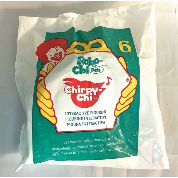 CHIRPY CHI Robo Chi Pets Interactive Toy Bird McDonald’s #6 NEW 2001 - Picture 2 of 3